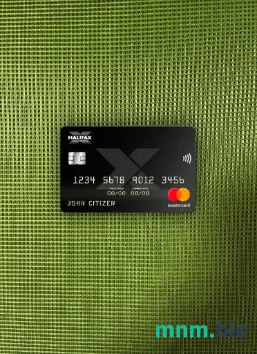 United Kingdom Halifax bank wygląd zdjęcia mastercard skan PSD + zdjęcie